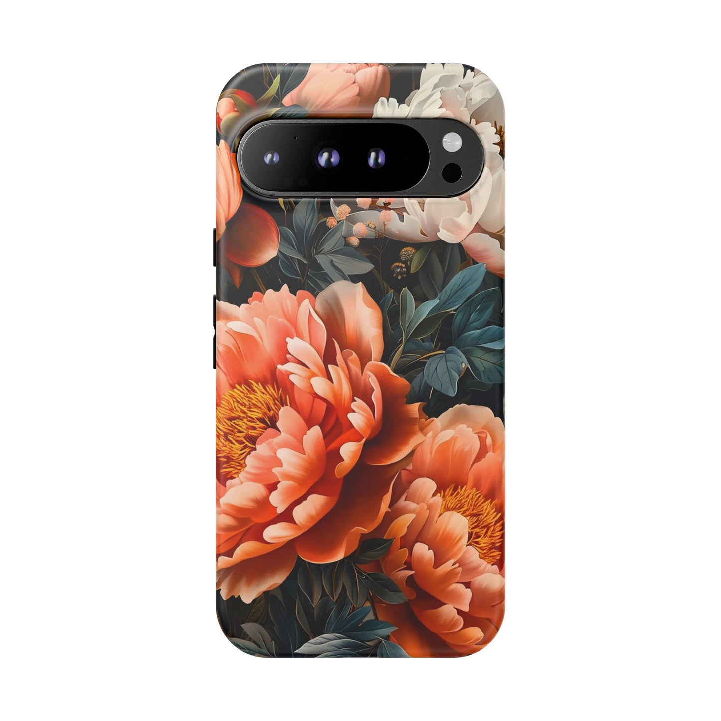 Floral Phone Case - Tough Cases, Durable Cover, Flower Design, Unique Gift, Phone Accessories