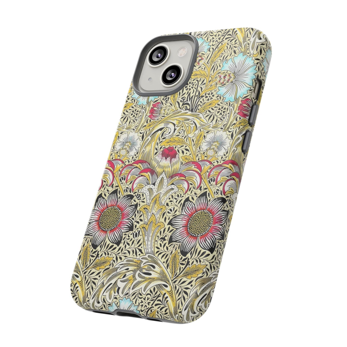 Floral Phone Case - Tough Cases, Floral Design, Stylish, Protective, Unique Gift for Her, Phone Accessories