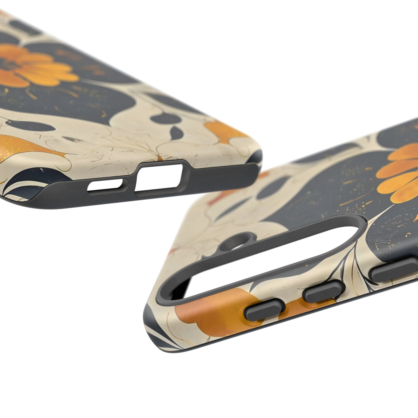 Floral Phone Case - Tough Cases, Botanical iPhone Cover, Vintage Flower Design, Durable Smartphone Protection, Unique Gift Idea