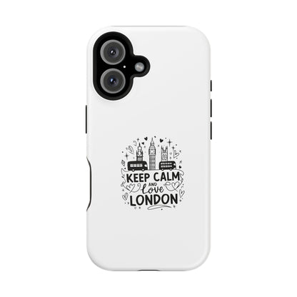 Keep Calm and Love London Magnetic Phone Case