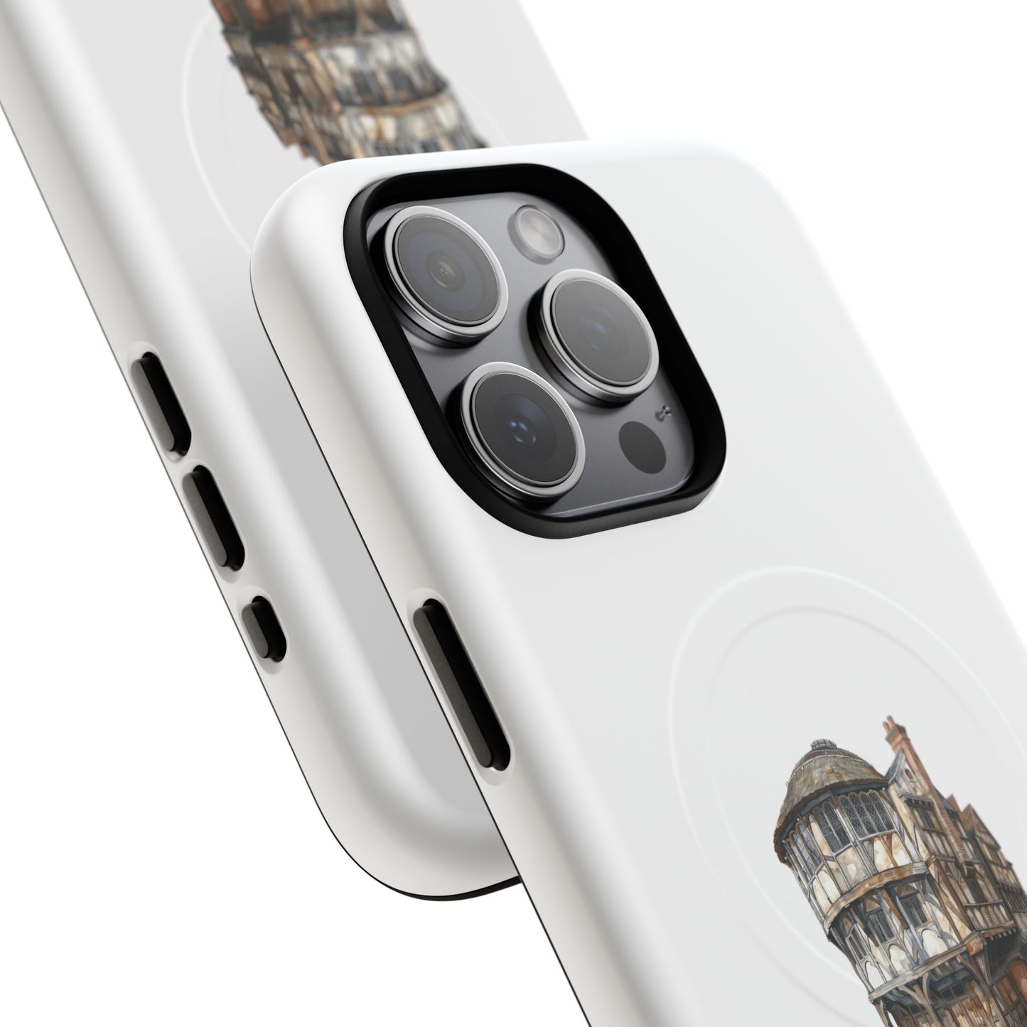 Durable Magnetic Phone Cases with Vintage Architecture Design, Personalized Phone Protection, Unique Gift for Travelers, Stylish Tech [...]