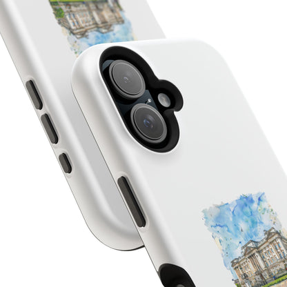 Artistic Magnetic Phone Case, Custom Tough Case, Unique Phone Cover, Gift for Travelers, Landscape Design, Protective Case