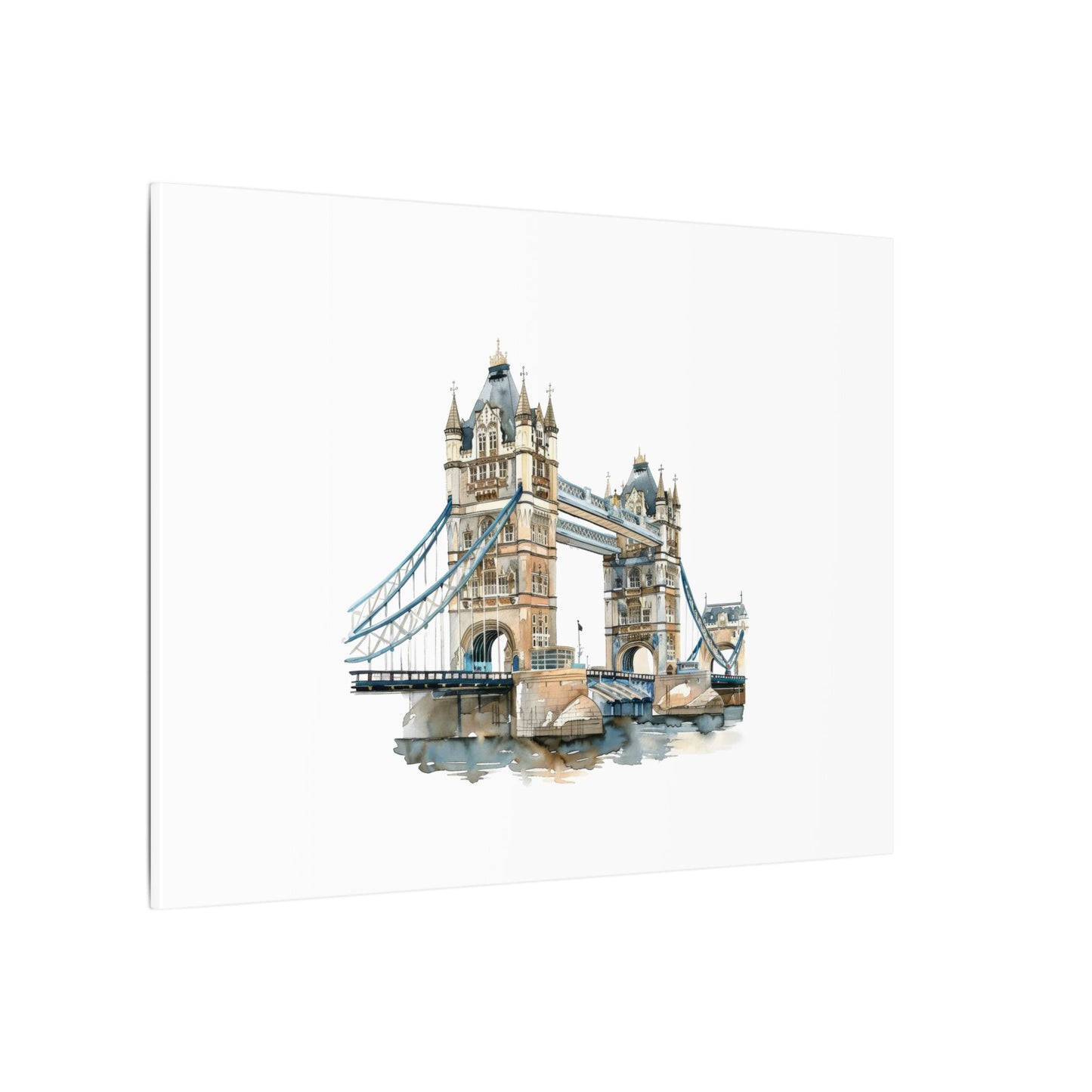 London Bridge Matte Canvas Wall Art, Elegant Home Decor, Unique Gift for Art Lovers, Travel Enthusiast Wall Decor, Modern Aesthetic