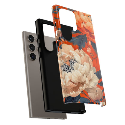 Floral Tough Case, Durable Floral Phone Case, Stylish Protection Case, Gift for Her, Spring Accessories, Mother’s Day Gift