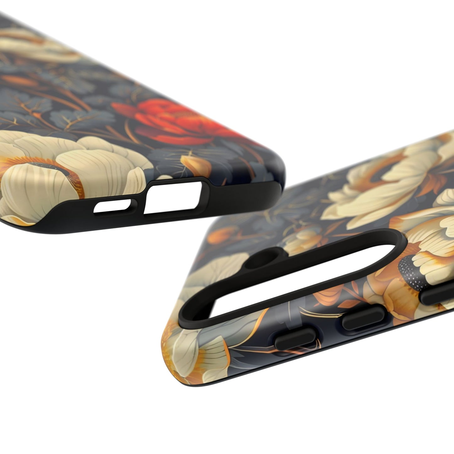 Floral Phone Case - Tough Cases, Stylish Mobile Cover, Flower Design, Holiday Gift, Trendy Accessory, Eco-Friendly Case