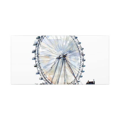 London Eye Canvas Print, Wall Art Decor, Travel Gift, Home Decoration, Unique Art Piece