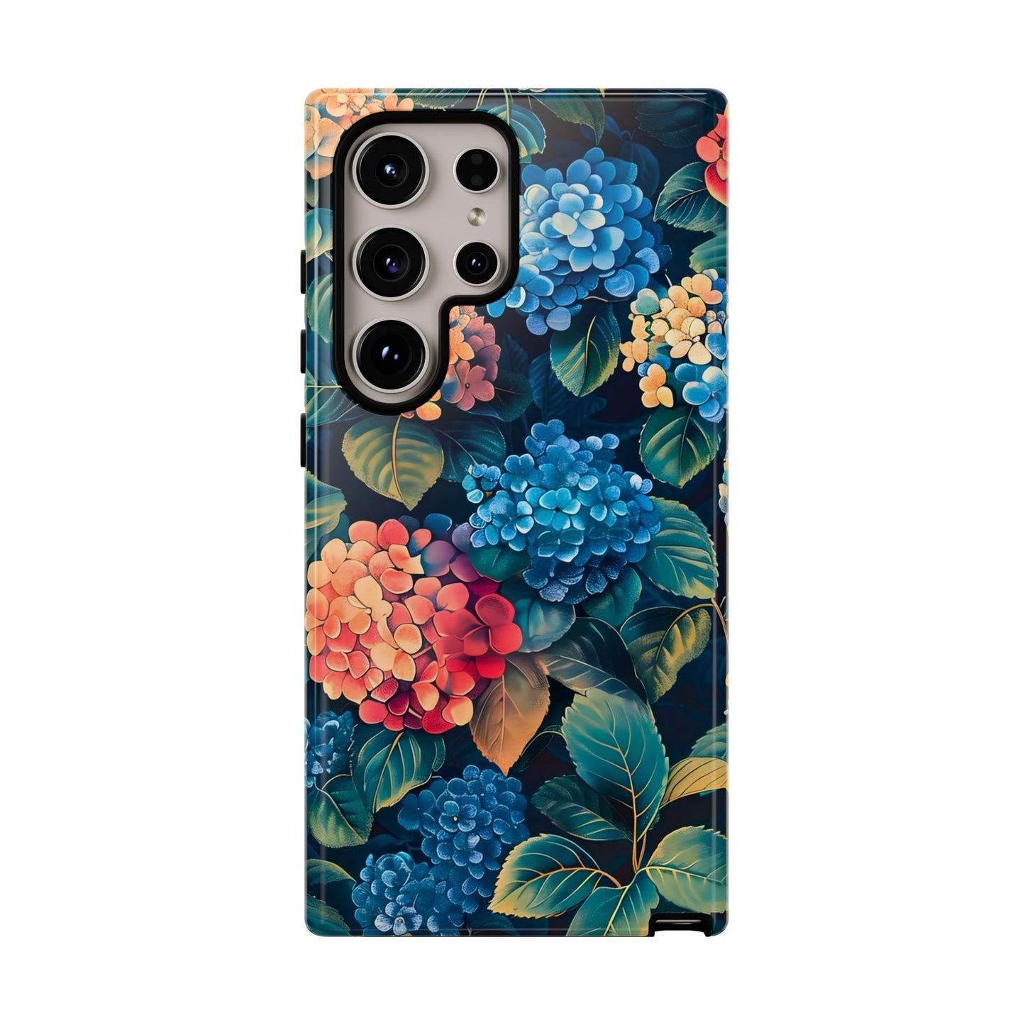 Floral Phone Case, Stylish Tough Case for Gardener Gift, Flower Lover Accessory, Pretty Floral Design, Protective Case