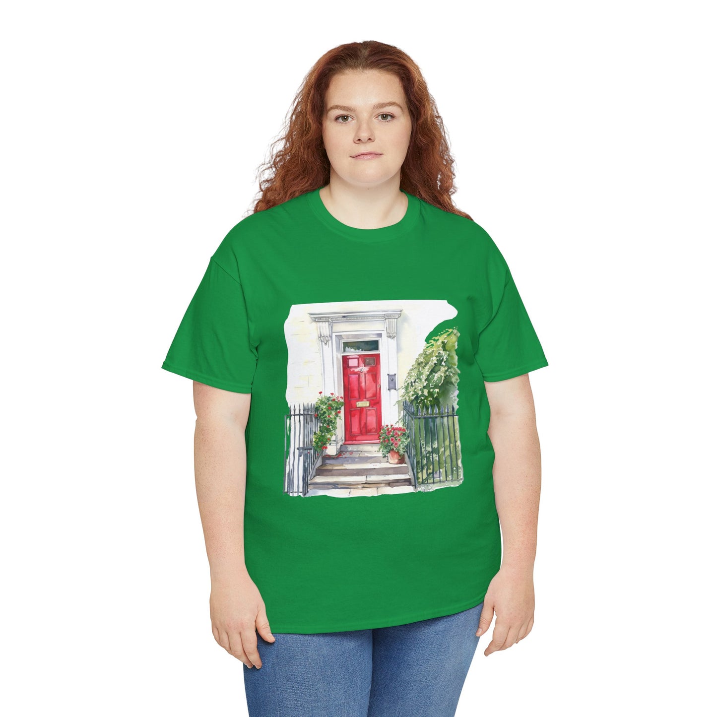 Unisex Heavy Cotton Tee - Embracing Classic British Nature Charm and Style