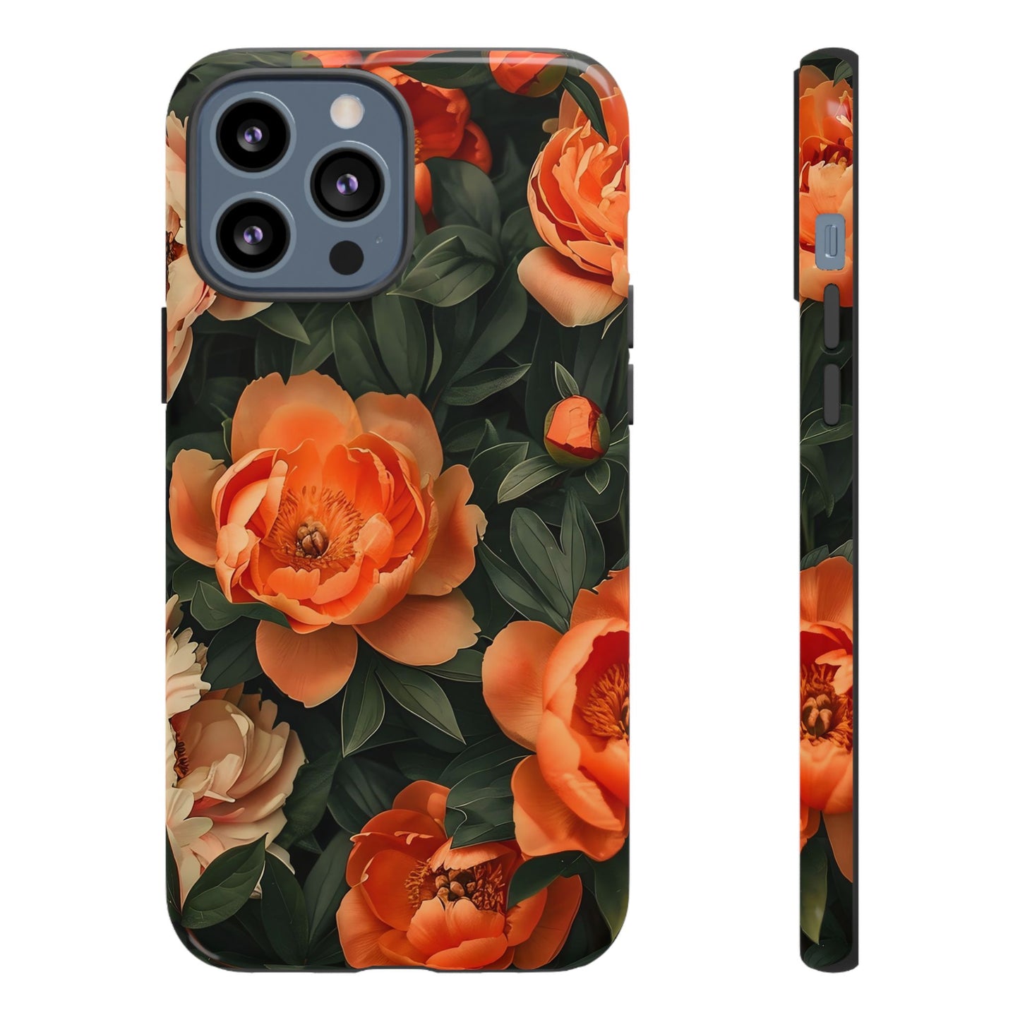 Stylish Floral Phone Case, Tough Cases, Floral Phone Cover, Gift for Her, Spring Accessories, Mother's Day, Phone Protection
