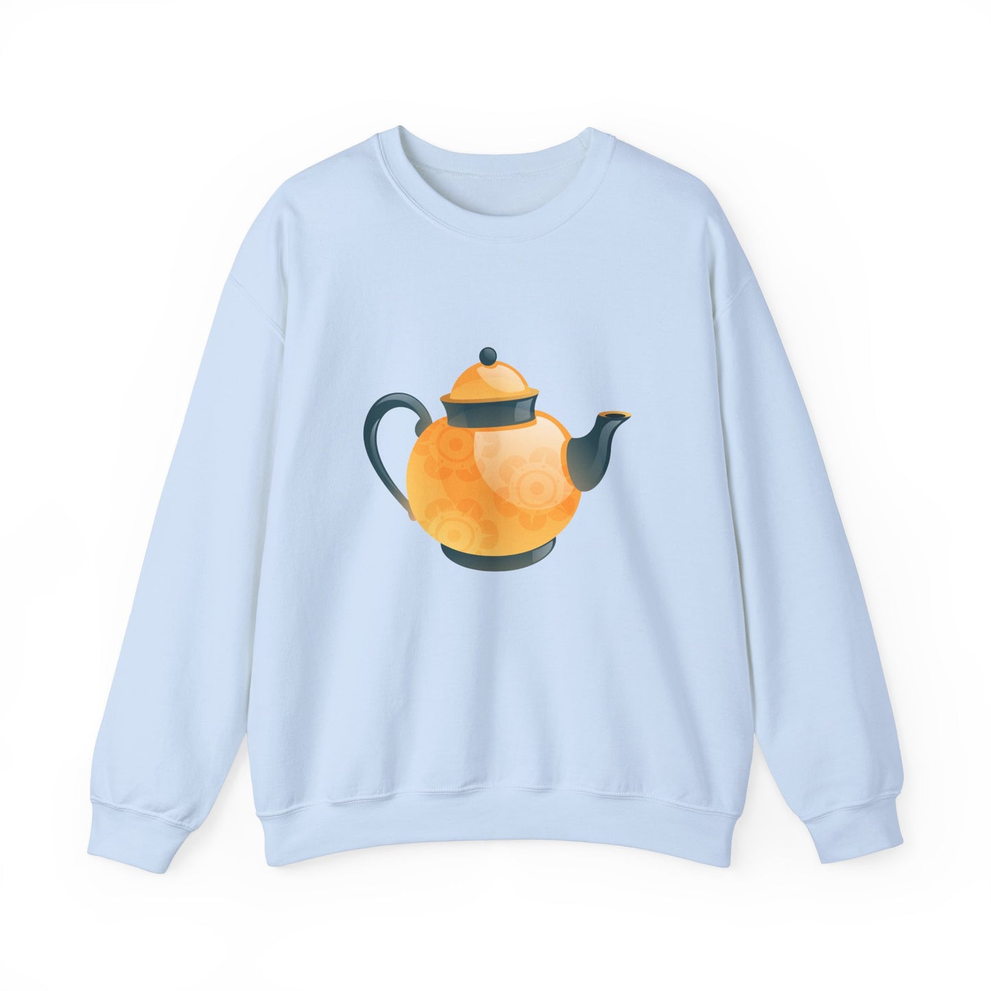 Unisex Heavy Blend™ Crewneck Sweatshirt Trendy - Classic British Tea Kettle
