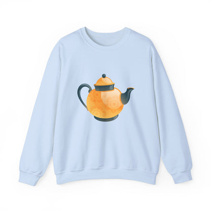 Unisex Heavy Blend™ Crewneck Sweatshirt Trendy - Classic British Tea Kettle