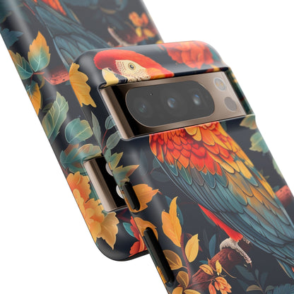 Vibrant Parrot Phone Case - Tough, Stylish, Nature-Inspired, Tropical, Wildlife, Perfect Gift, Summer Vibes