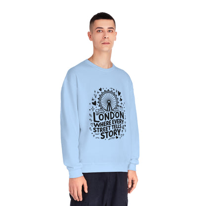Unisex NuBlend® Crewneck Sweatshirt - London Calm Streets