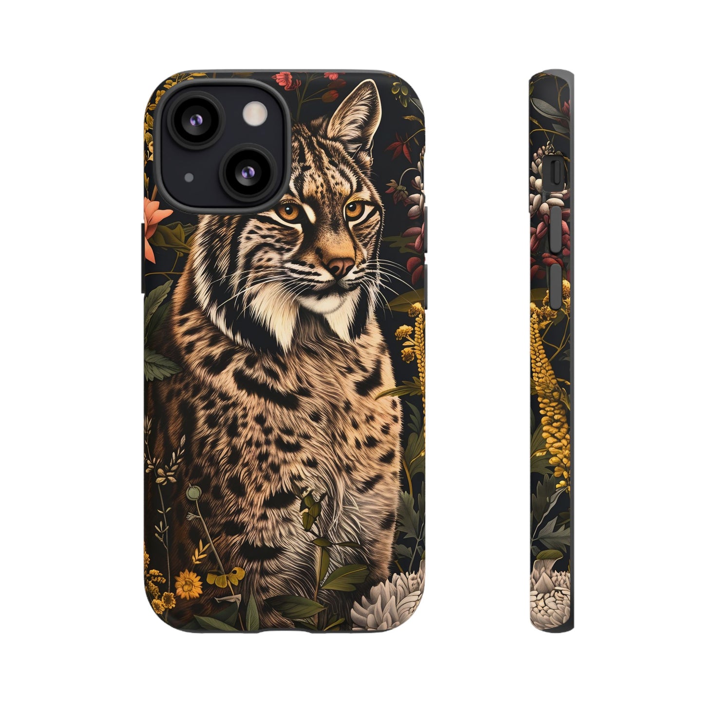 Wildlife Phone Case with Lynx Design, Tough Cases, Animal Lovers Gift, Nature Inspired Accessories, Unique Tech Protection