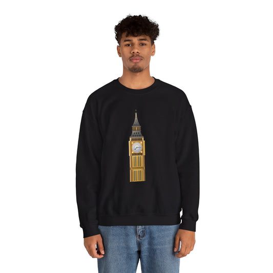 Unisex Heavy Blend™ Crewneck Sweatshirt Classy - Iconic Big Ben Clock Tower