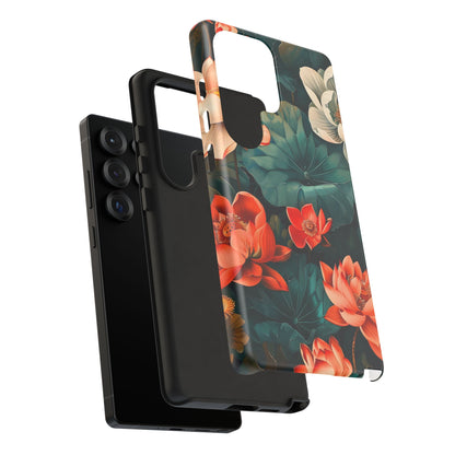 Flower Phone Case, Floral Phone Cover, Tough Case for Floral Lovers, Gift for Her, Stylish Tech Accessories