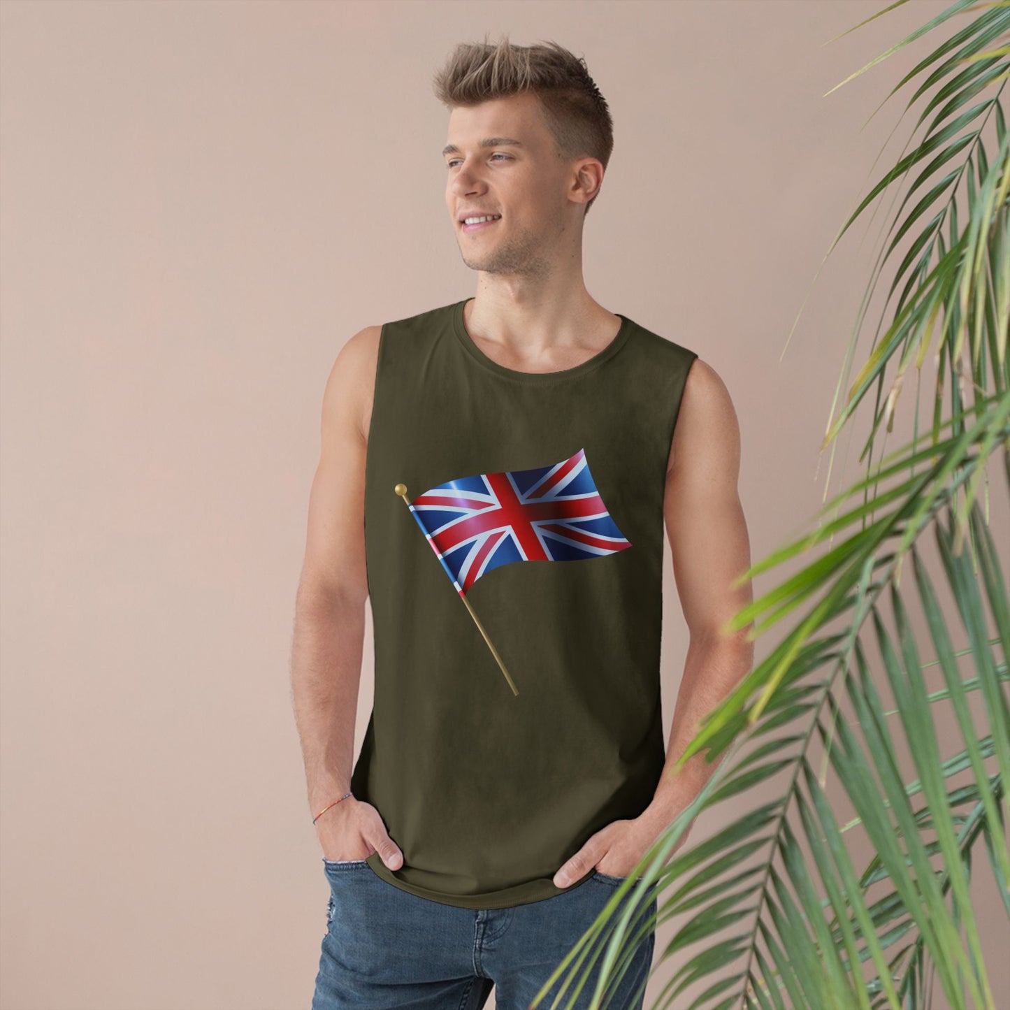Unisex Barnard Tank -Classic UK Flag Design - Union Jack Symbol