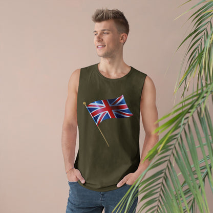 Unisex Barnard Tank -Classic UK Flag Design - Union Jack Symbol