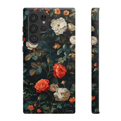Floral Phone Case | Tough Cases with Elegant Design | Gift for Her, Mother's Day, Birthdays, Personalized, Trendy Tech Accessories