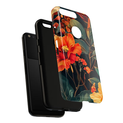 Colorful Floral Phone Case, Tough Cases, Vibrant Smartphone Cover, Gift for Nature Lovers, Summer Vibes, Unique Phone Accessory