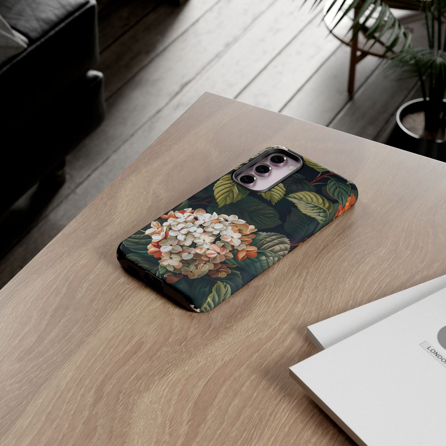Floral Phone Case - Tough Cases, Nature Lover Gift, Floral Design, Botanical Phone Cover, Stylish Cellphone Accessory, Mother's Day Gift