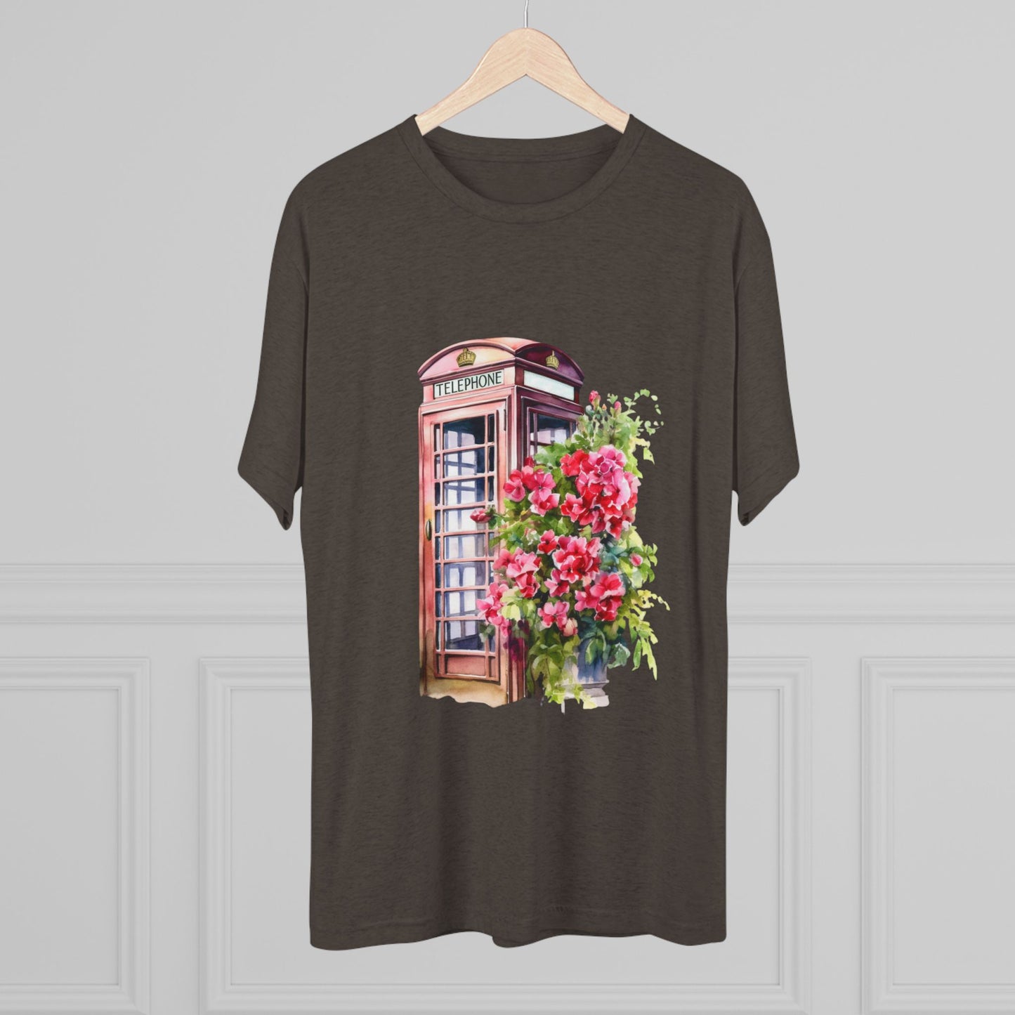 London Aesthetic Trendy Unisex Tri-Blend Crew Tee