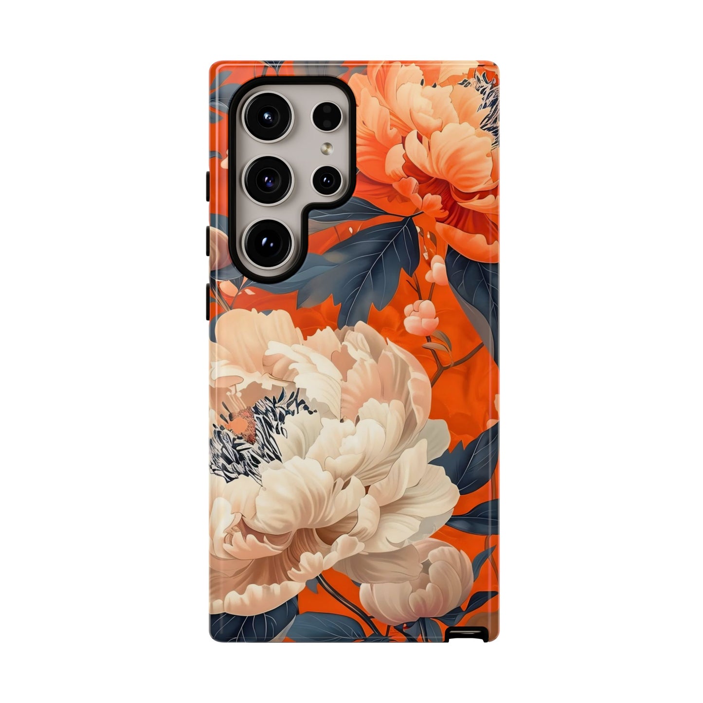 Floral Tough Case, Durable Floral Phone Case, Stylish Protection Case, Gift for Her, Spring Accessories, Mother’s Day Gift