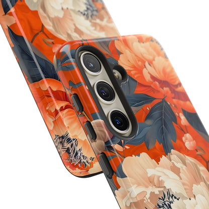 Floral Tough Case, Durable Floral Phone Case, Stylish Protection Case, Gift for Her, Spring Accessories, Mother’s Day Gift