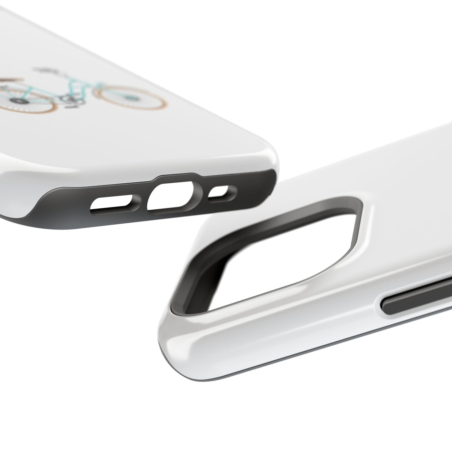 Charming Bicycle Magnetic Tough Case, Fun Phone Cover, Bike Lover Gift, Unique Mobile Accessory, Perfect for Fall and Spring Adventures