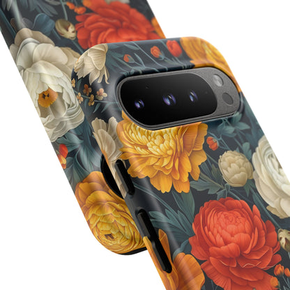 Floral Tough Case for Phones | Durable Floral Phone Cover, Boho Chic, Unique Gift for Her, Phone Protection, Flower Design