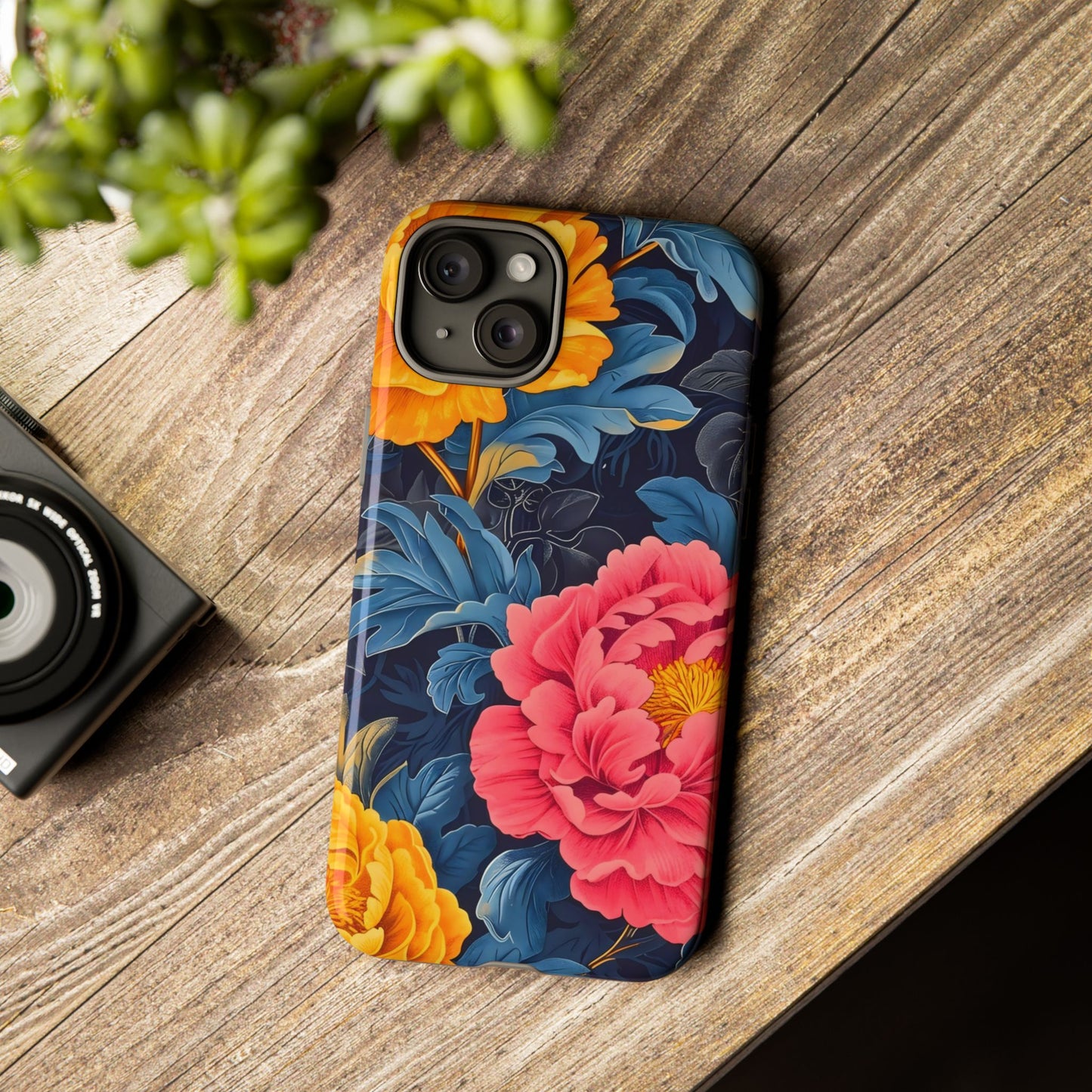 Floral Phone Case, Tough Cases, Stylish Mobile Cover, Gifts for Her, Phone Accessories, Unique Flower Design