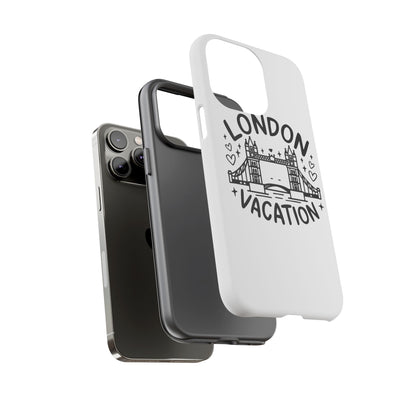 London Vacation Phone Case, Travel Accessories, Unique Gift, London Lover, Custom Phone Cover, Vacation Souvenir