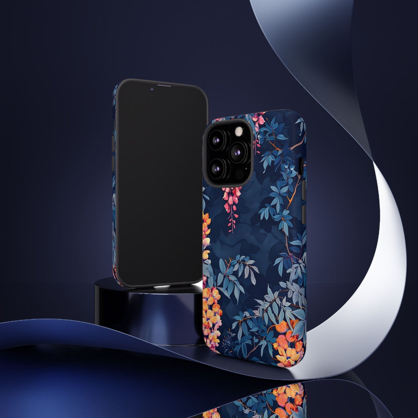 Floral iPhone Case, Tough Phone Cover, Gift for Her, Nature Lover Accessory, Spring Decor, Unique Floral Design