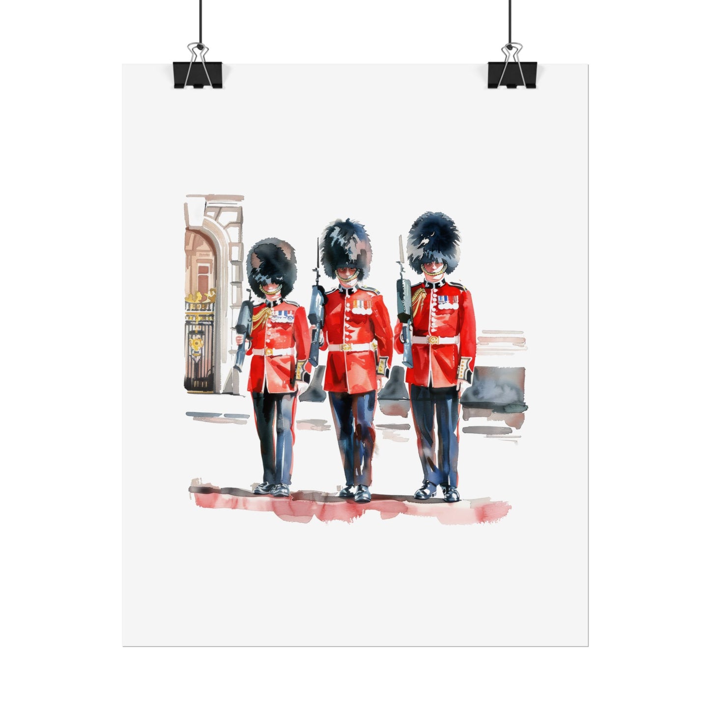 London Guard Roll-Up Posters, British Soldier Art Prints, Home Decor, Travel Gifts, Wall Art for Various Occasions