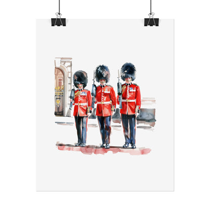 London Guard Roll-Up Posters, British Soldier Art Prints, Home Decor, Travel Gifts, Wall Art for Various Occasions
