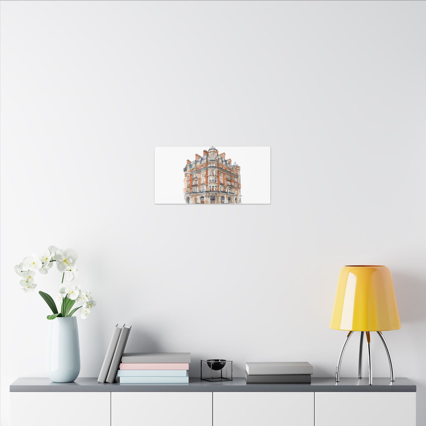 Artistic Matte Canvas Print of Historic Building, Wall Art Decor, Home Interior, Unique Gift, Fine Art, Architecture Lover, Urban Design