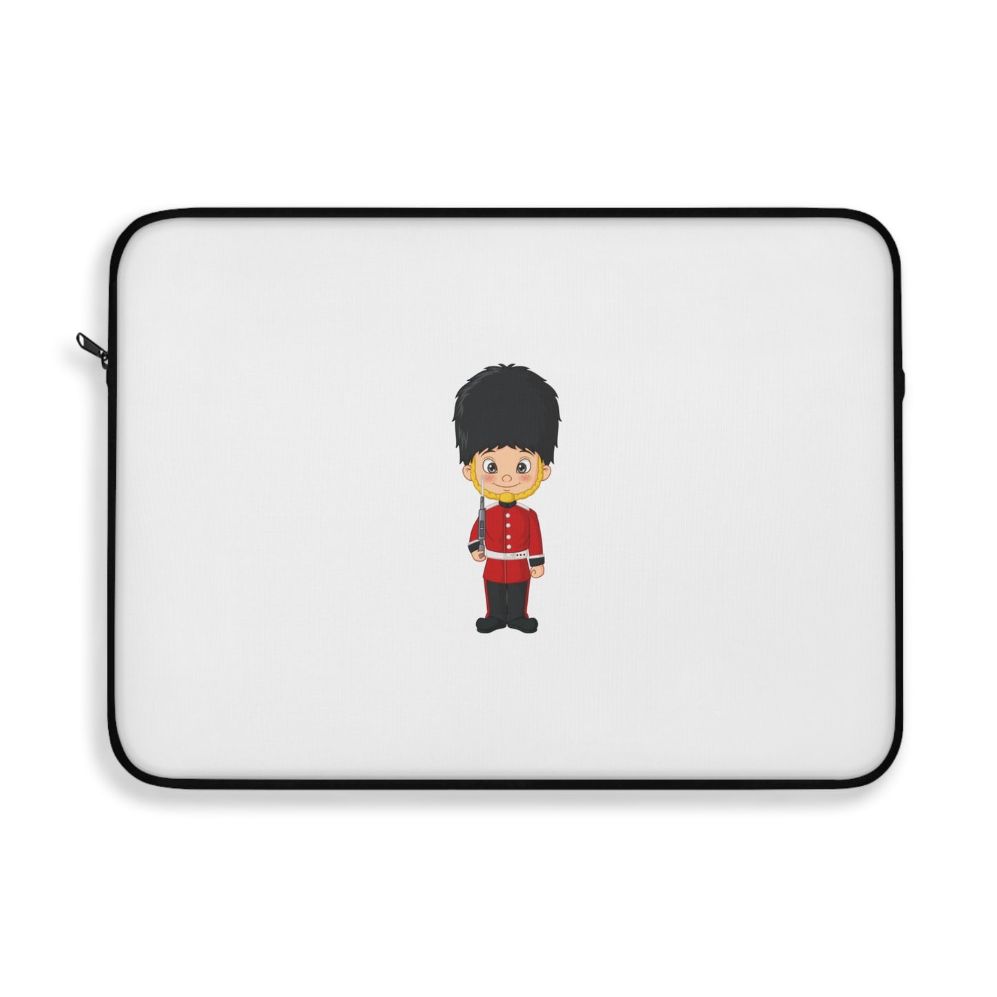 Quirky Soldier Laptop Sleeve | Cute Computer Case for Kids, Fun Gift for Students, Personalized Tech Accessory