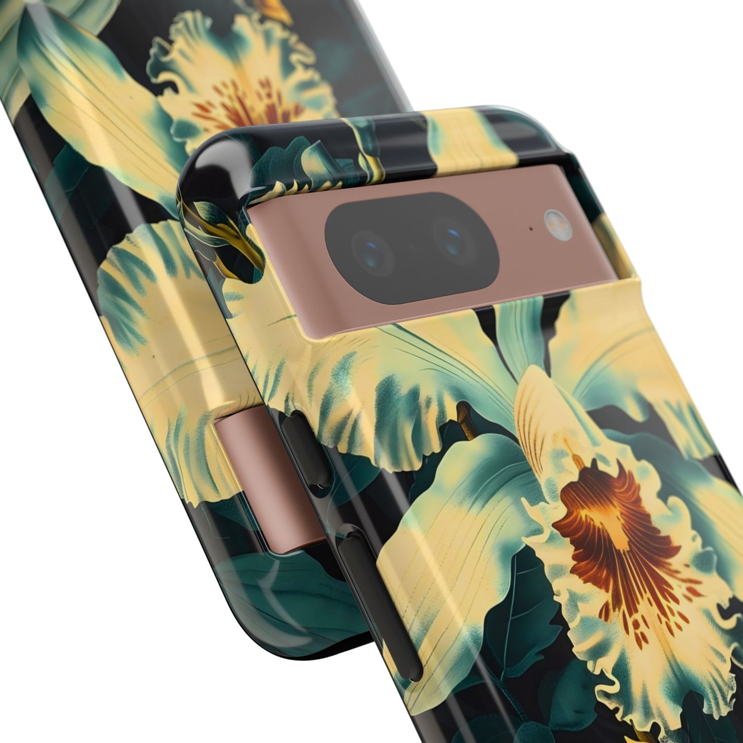 Floral Phone Case - Tough Cases with Orchid Design, Durable Smartphone Cover for Nature Lovers, Floral Gift for Her, Botanical [...]