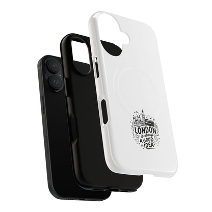 Tough Magnetic Phone Cases - London Is Always A Good Idea, Custom Phone Covers, Travel Gifts, Modern Phone Cases, Durable Cases, [...]