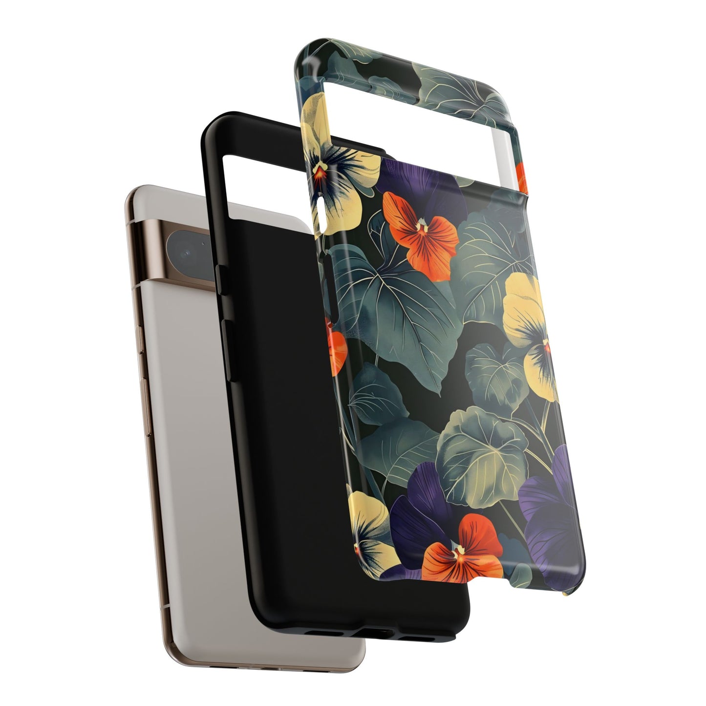 Tough Cases Floral iPhone Case, Tough Phone Cover, Stylish Floral Design, Gift for Her, Summer Vibe, Durable Protective Case