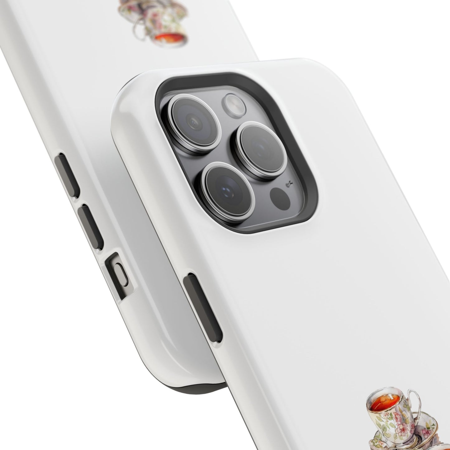 Charming Magnetic Tough Cases - Unique Art Phone Covers, Gift for Tea Lovers, Cute Phone Accessories, Stylish Tech Gifts