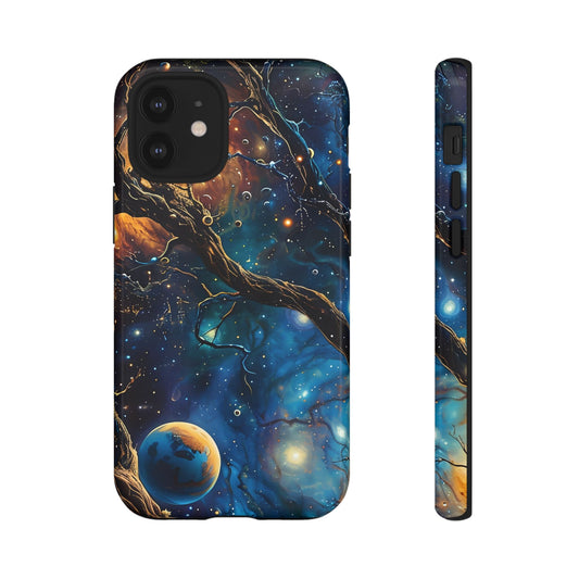 Galaxy-Themed Phone Case, Astronaut Gift, Space Lover Accessory, Unique Phone Cover, Cosmic Art Case