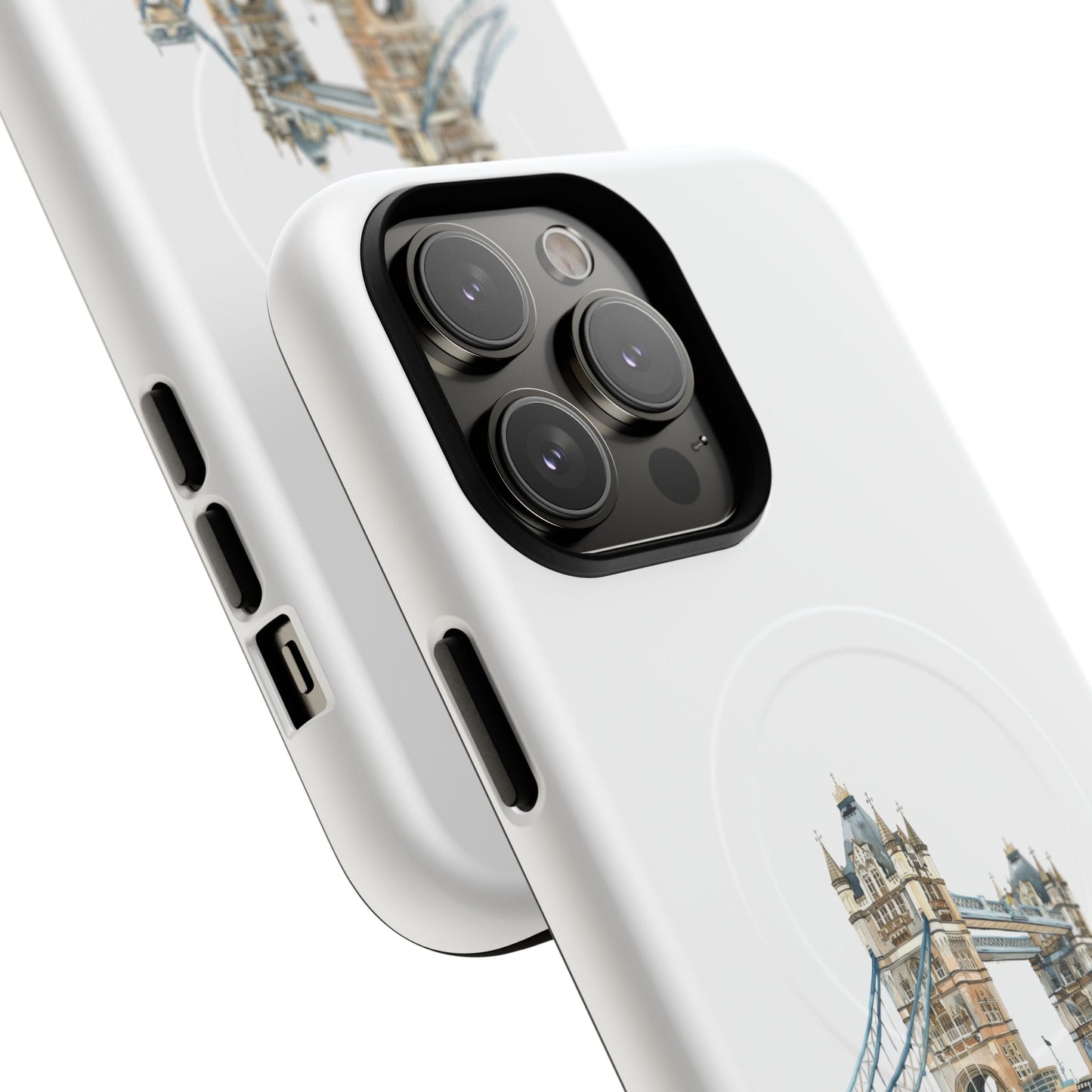 Tough Magnetic Phone Cases with Tower Bridge Design, Durable, Stylish, Unique Gift for Travelers, Perfect for Everyday Use
