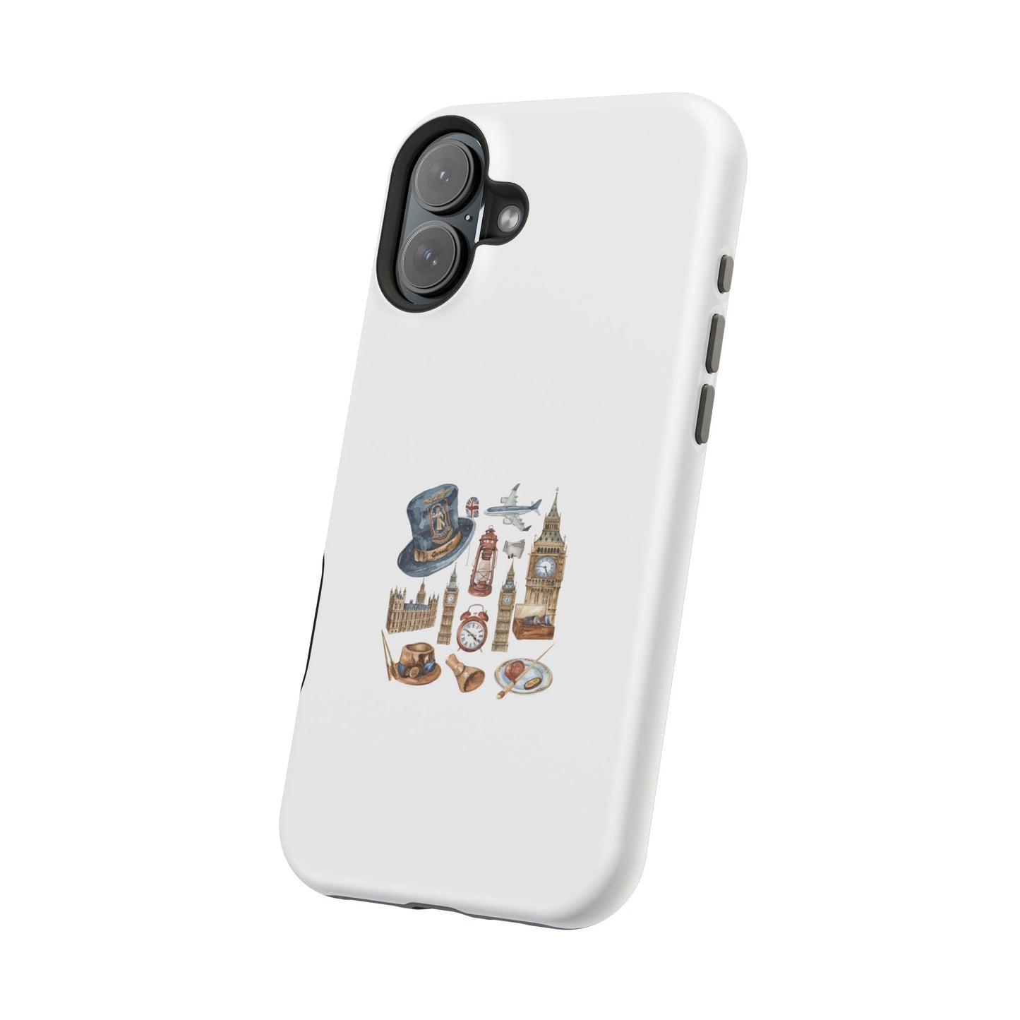 London Theme Magnetic Tough Cases, Phone Covers, Unique Gifts for Travelers, Travel Accessories, London Souvenirs