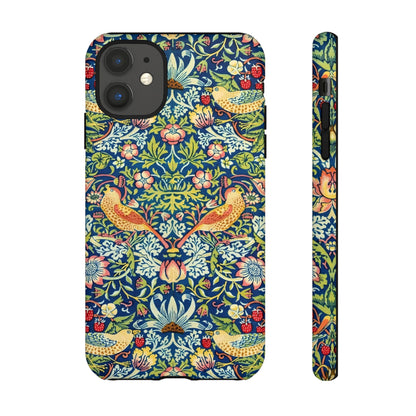 Floral Phone Case | Tough Cases, Stylish Protection, Unique Gift, Eco-Friendly, Floral Pattern, Bird Design