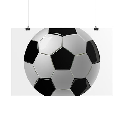 Soccer-Themed Rolled Posters | Perfect for Sports Decor, Game Room, Youth Birthdays, Gifts for Soccer Fans, Wall Art
