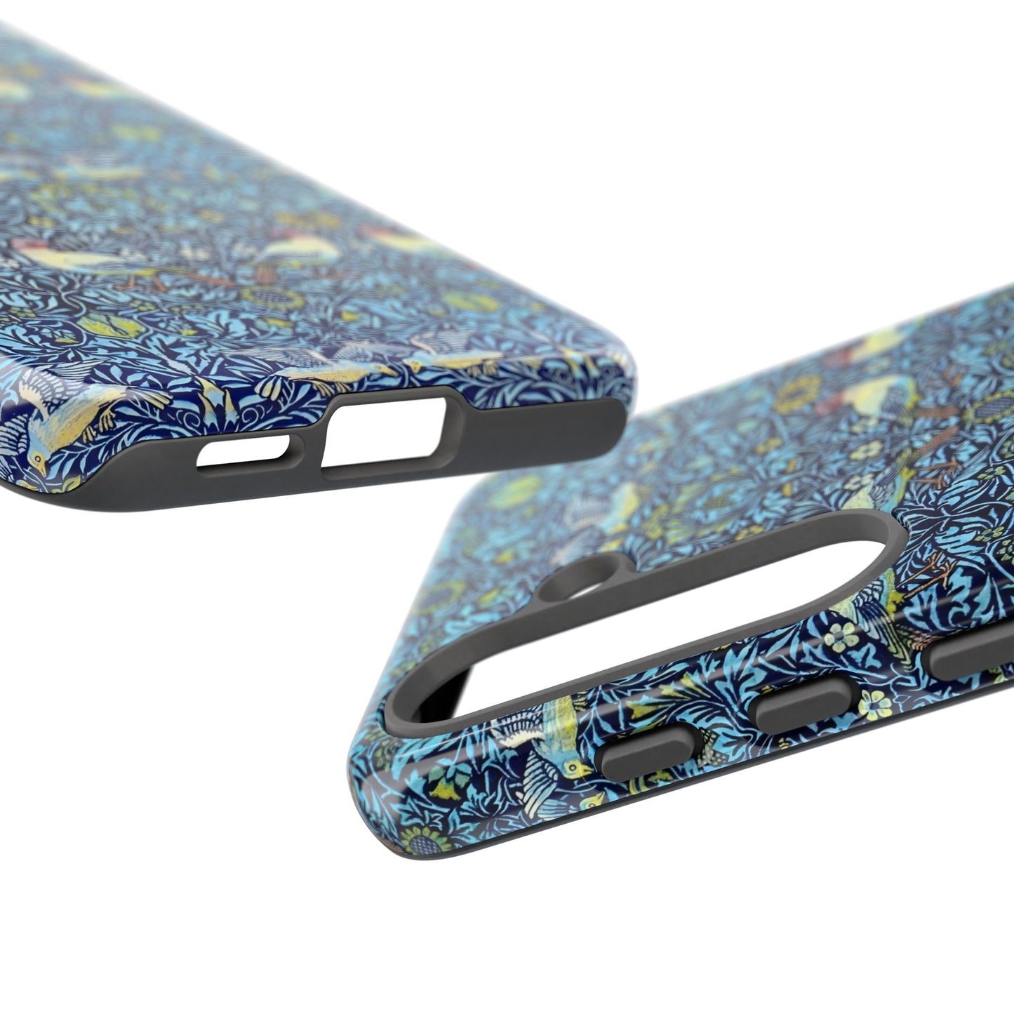 Bird and Floral Pattern Phone Case, Tough Cases, Gift for Nature Lovers, Eco-friendly, Custom Phone Accessories, All-Occasion