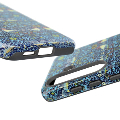 Bird and Floral Pattern Phone Case, Tough Cases, Gift for Nature Lovers, Eco-friendly, Custom Phone Accessories, All-Occasion