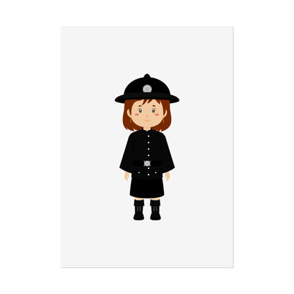 Charming Firefighter Rolled Posters for Kids' Rooms, Playful Wall Art, Fire Safety Decor, Kids' Gifts, Educational Prints