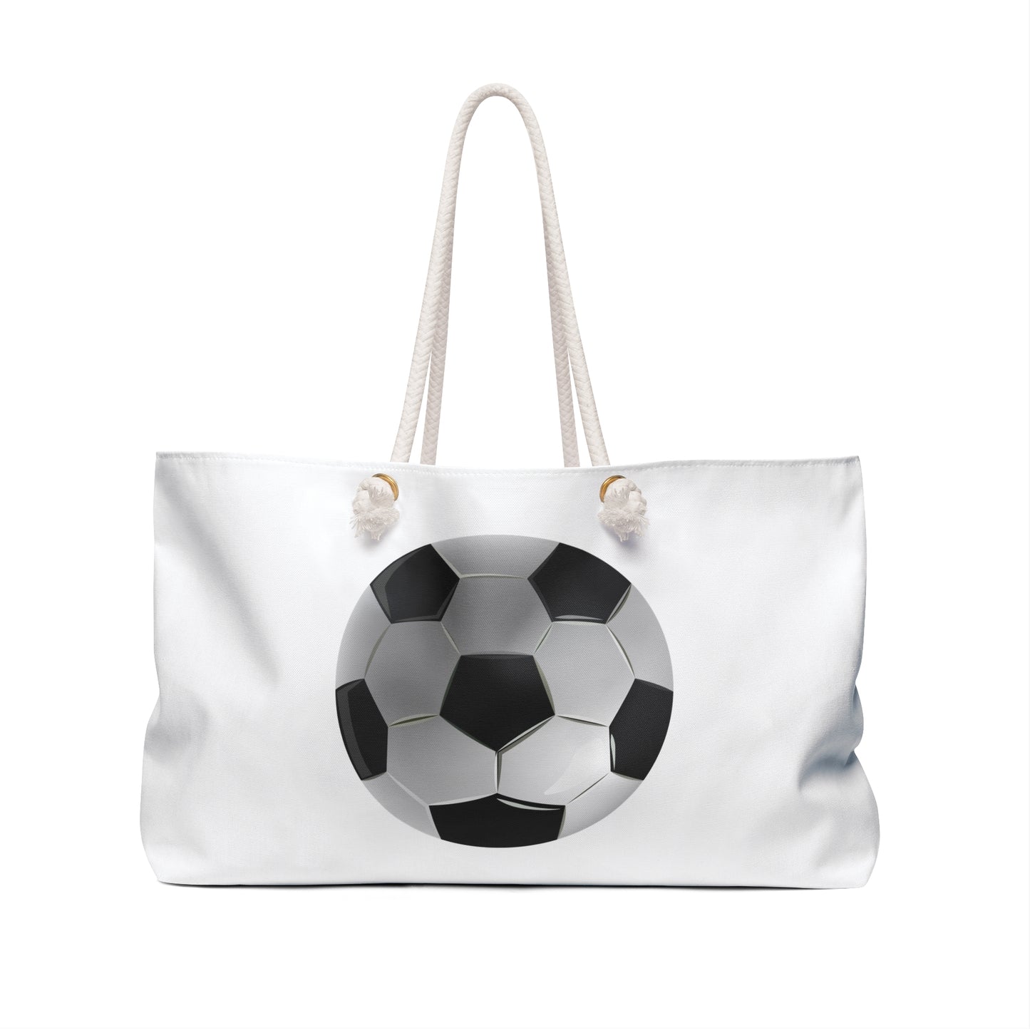Soccer Weekender Bag - Perfect for Game Day, Travel, Sports Enthusiasts, Beach Trips, Gift for Athletes, Soccer Lovers